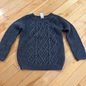 Carter’s Grey Cable Knit Sweater Kids Size 24 months baby winter cozy warm